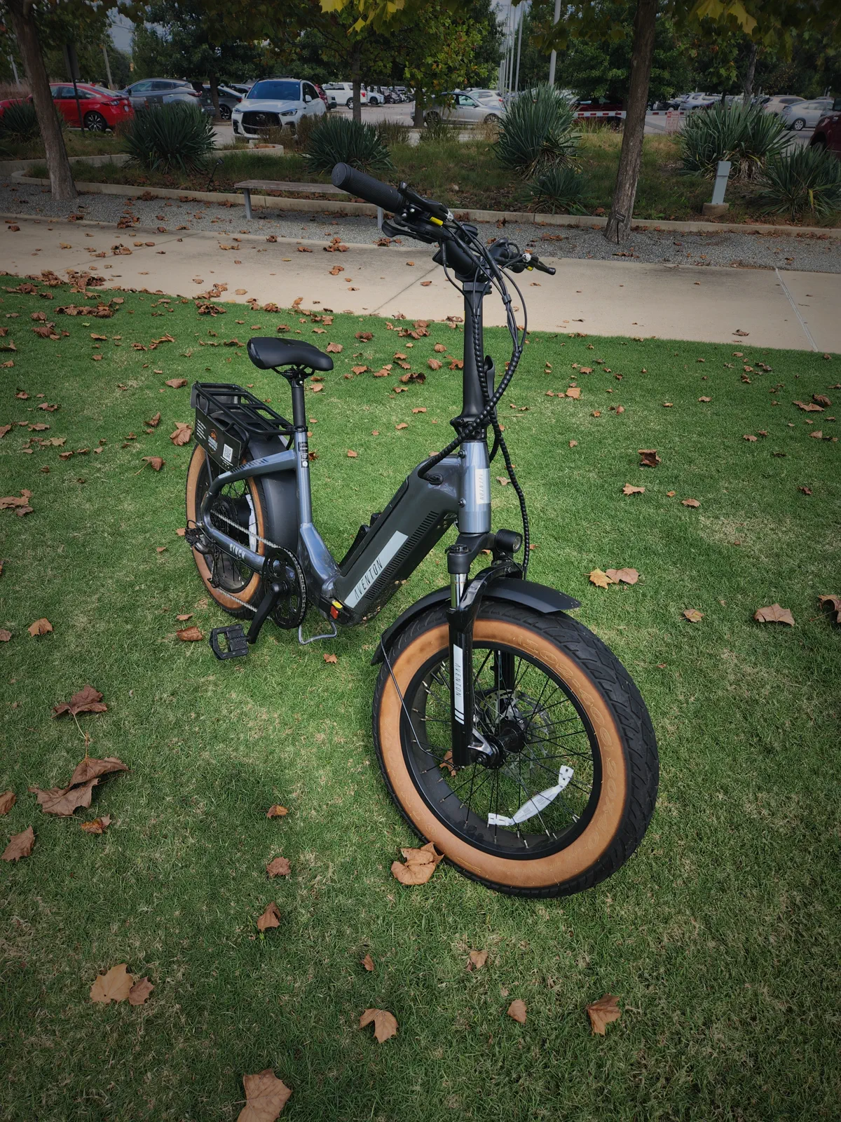 Triangle Adventures Aventon e-bike on the trail