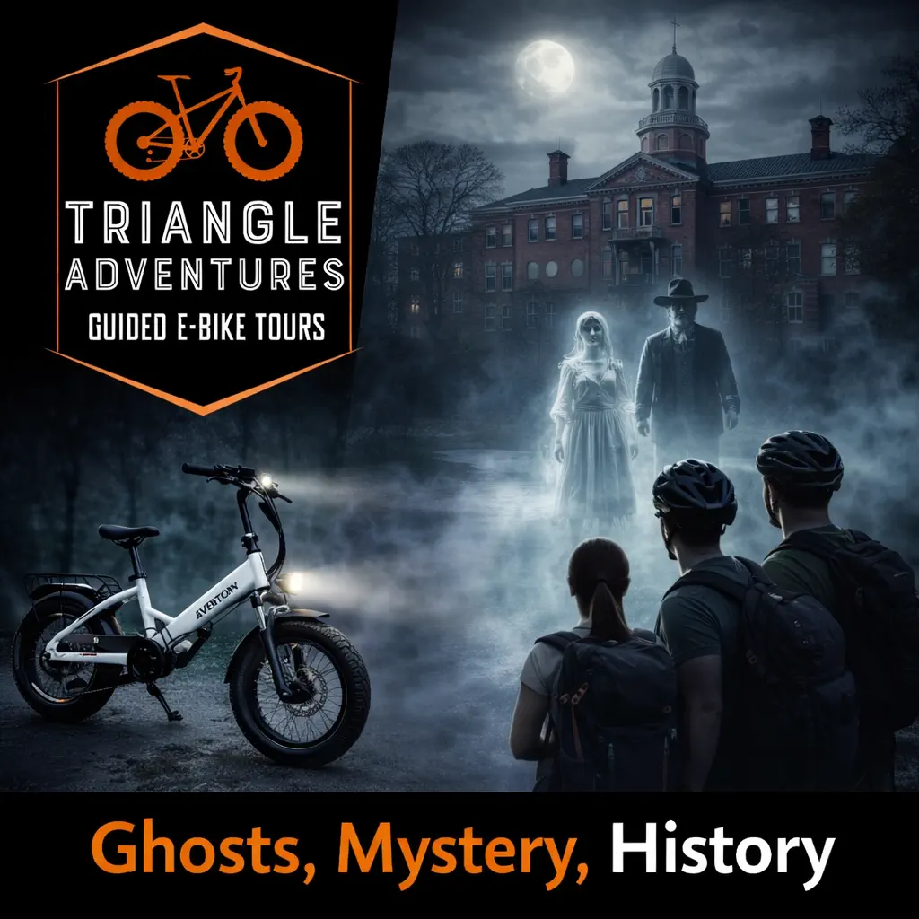 Raleigh ghost and history e-bike tour
